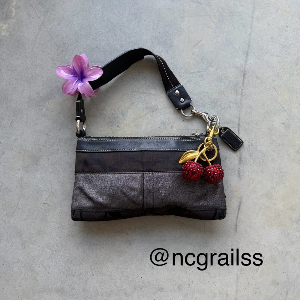 Vintage coach monogram mini bag